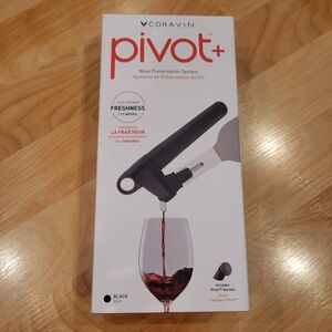 Coravin Pivot+ Wine Preservation System Black New